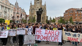 Protest podrške profesorima